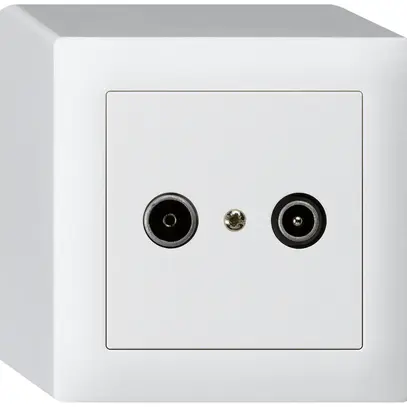 Prise de passage AP kallysto R/TV 14dB blanc 