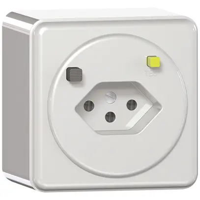 Presa FI AP CLASSIC T13 30mA bianco 