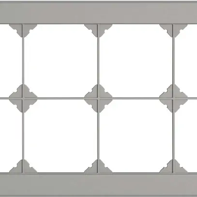 En-tête ENC EDIZIO.liv SNAPFIX® 2×4 pour combinaisons au choix gris clair 