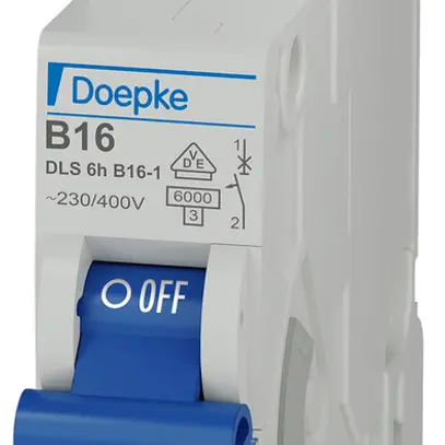 Disgiuntore Doepke DLS 6h 1L 230V B 16A 6kA 