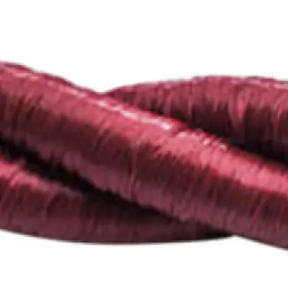 Câble textile Roesch, 2×0.75mm², PNE torsadé, brins séparables, rouge 