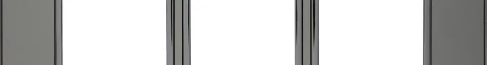 Intestazione INC Legrand Arteor 3×3 orizzontale e verticale 213×213mm Stainless 