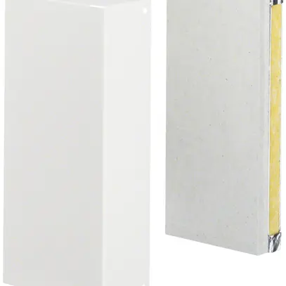 Embout de fermeture tehalit FWK 3E E30 100×260mm, blanc traffic 