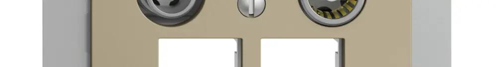 Presa multimedia ENC EDIZIOdue FM EASYNET 4dB, p.2×RJ45 S-One, sand 