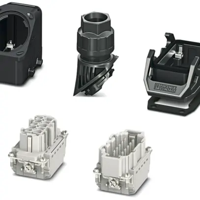 Set di connettore EVO-B10PT-BWD-HL-M25-PLRBK 