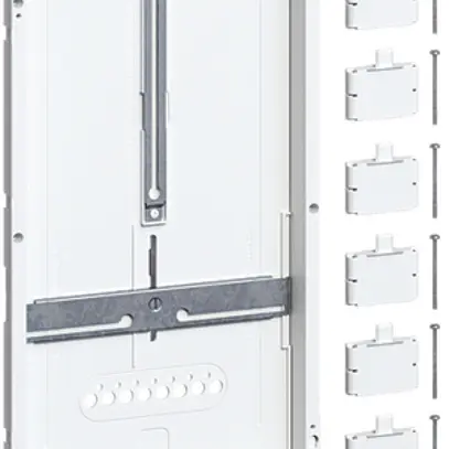 Piastra per contatore Hager univers N per 1 contatore 250×450mm 