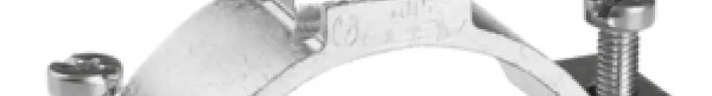 Brida di messa a terra AGRO 1 1/2…2" (47.9…59.6mm), 2×4…50mm²/Ø8mm 