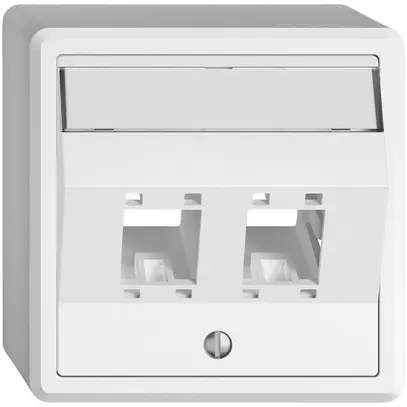 AP-Montageset EDIZIO.liv SNAPFIX® für freenet Kat.5e/6 Adapter 2× ws 