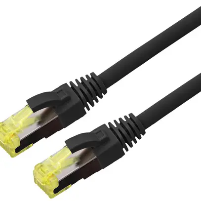 Cavo patch RJ45 ROLINE Stranded cat.6A S/FTP AWG26 LSZH nero 2m 