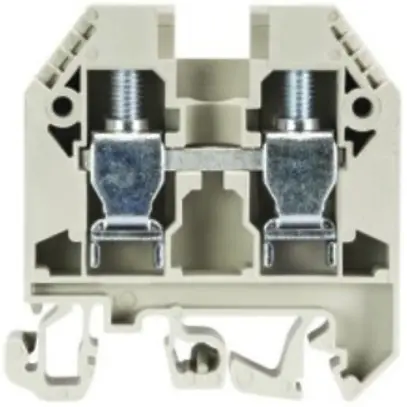 Borne de passage joignable WKN 1.5…10mm² 57A 750V 2×vis 1 ét.rail TH35/G32 grc 