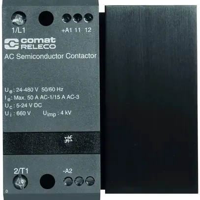 Contacteur semi-conducteur ComatReleco CC1L450, 5…24VDC, max. 50A/24…480VAC 