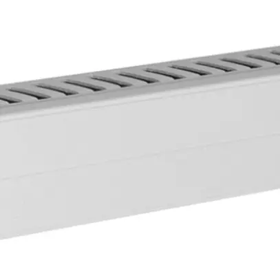Canale di cablaggio HA7 40×40 grigio chiaro 