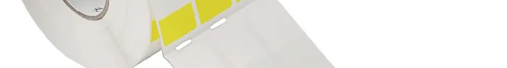 Étiquette pour marqueur de câble WM THM WO p.Ø4.8…19.4mm 76mm polyester jaune 