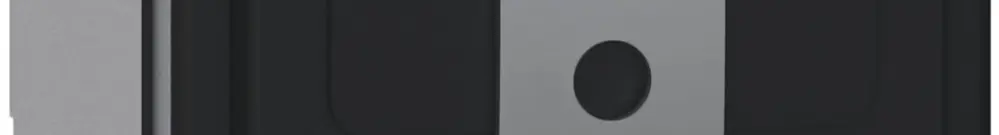 NAP-Steckdose SUPRA 3×T13 schwarz abschliessbar 