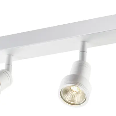 Plafonnier/applique SLV PURI QUAD CW GU10 4×50W 560×56×86mm blanc 