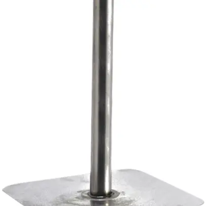 Placca Flury FL 76b, Inox A2 con tubo, altezza 480mm 