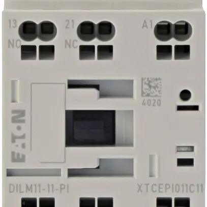 Contacteur de puissance Eaton, 3P 4kW, 1F, 1O, RDC 24: 24…27VDC, bornes Push-in 