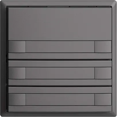 Poussoir KNX RGB EDUE, 250mW, s.LED, a.insert papier, 6×poussoir, 1×touche, grf 
