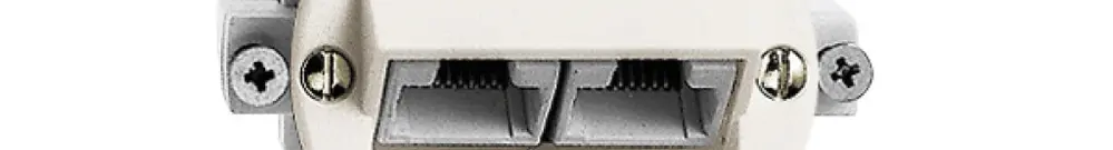 Scatola di raccordo INC FH 2×RJ45 bianco 