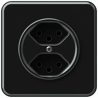 Presa INC origin 2×tipo 13 10A 230V 92×92mm nero 