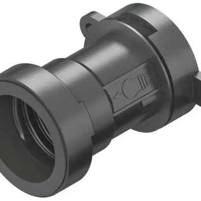 Portalampada d'illuminazione HKL E27 ASE 13.5×5.5mm nero IP44 