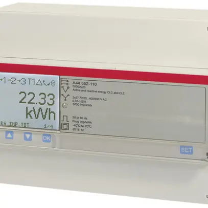 Contatore energia AMD ABB A44 552-110, 3×6A Modbus 
