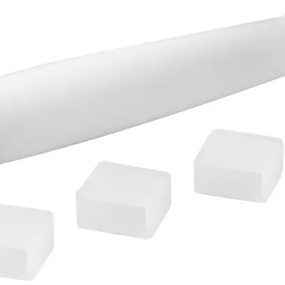 Bouchons de fermeture LDV 10/SE/P, pour ruban LED PFM, 4 pièces + silicone 