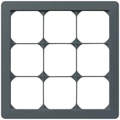 Telaio di copertura INC kallysto.trend 3×3 antracite 214×214mm 