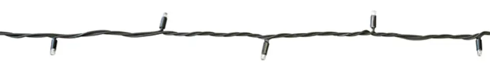 LED String Lite 120 MK 20m 230V 7W 120 LED bianco caldo cavo nero IP67 