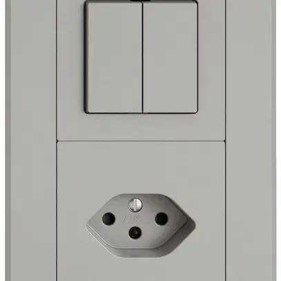 Combinazione INC EDIZIO.liv SNAPFIX® 2×1 156×96mm schema 1/3+3/1L+1×T13 grc 