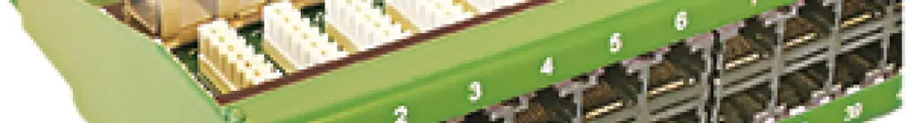 Pannello 19 prese verde 