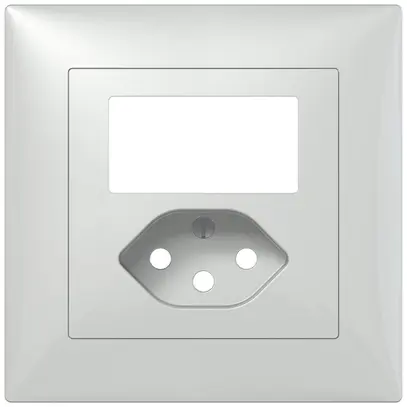 Kit de montage ENC SIDUS B pour prise de charge USB+T13 blanc brillant 