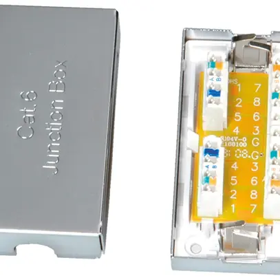 Modulo di raccordo ROLINE Kat6 STP schermato LSA argento 