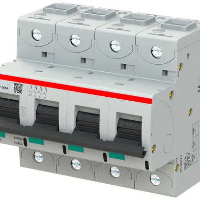 Disjoncteur ABB S804P-C80 4P 400V C-80A 50kA 6UM 
