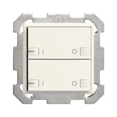 UP-Taster ZEP 2K/2T ON-OFF mit LED EDIZIOdue weiss 