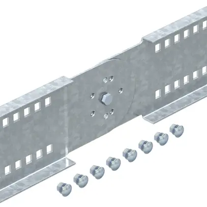 Raccord articulé Bettermann h=110mm zing.p.échelle de câble 