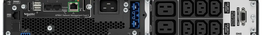 Alimentazione UPS SE APC Smart-UPS On-Line 230V 3000VA Rack 2UH scheda di rete 