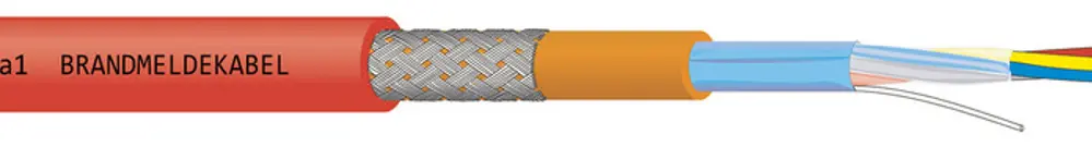 Brandmeldekabel Dätwyler JE-H(St)HRH FE180 E30-E90 4×2×0.8mm B2ca rt 