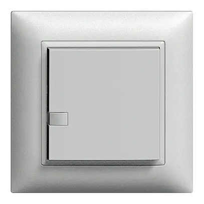 Kit frontal ENC variateur univ 1c/1t ZEP 88×88mm silver 