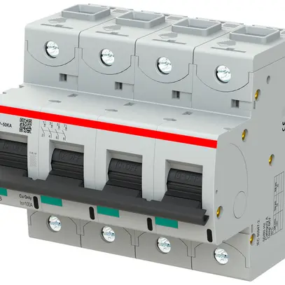 Disjoncteur ABB S804P-C100 4P 400V C-100A 50kA 6UM 