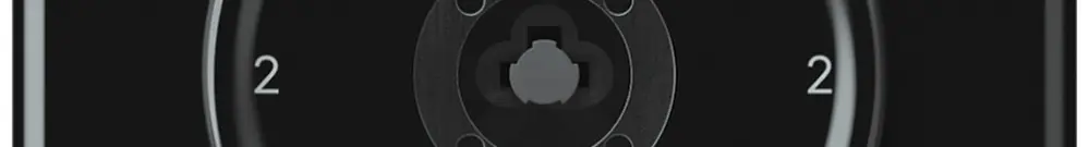 Interrupteur à clé ENC origin commutateur 3/1L 16A 250V 1-2-1-2 92×92mm noir 