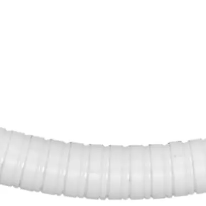 Bogen flexibel PE 90° Ø132/120 weiss r=1900mm SYSTAflex 