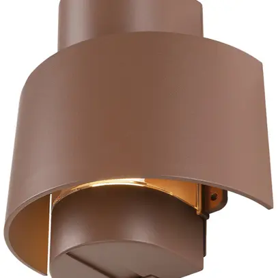 Applique SLV PHOTONI E27 1×13W IP65 REG 109×218×225mm ruggine 
