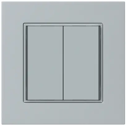 UP-Taster KNX KPR 2×Tasten 4×Betätigungspunkte LED grau 