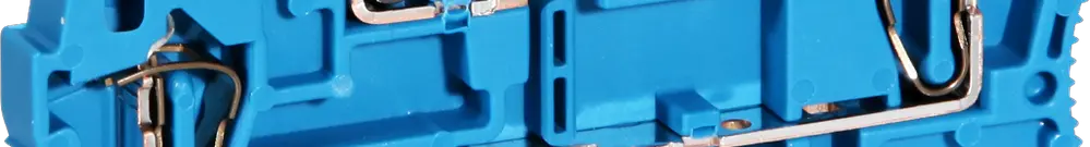 Morsetto 0.08…4mm² raccordo a molla blu 