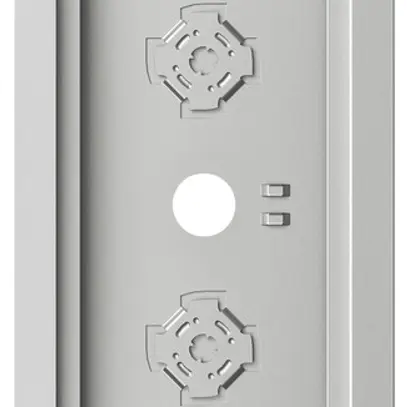 Boîtier AP Siedle 4× 132×432×36.5mm argent 
