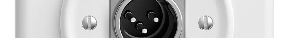 Presa INC XLR con spina STANDARDdue bianco 