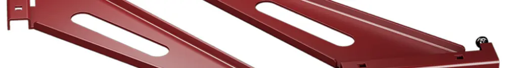 Protezione antiribaltamento Rittal VX 5301.325 250mm set laterale rosso 2pz 