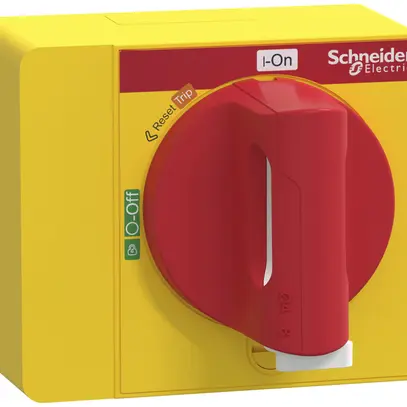 Comando rotativo diretto per ComPacT NSXm/PowerPact B, IP40 rosso/giallo 