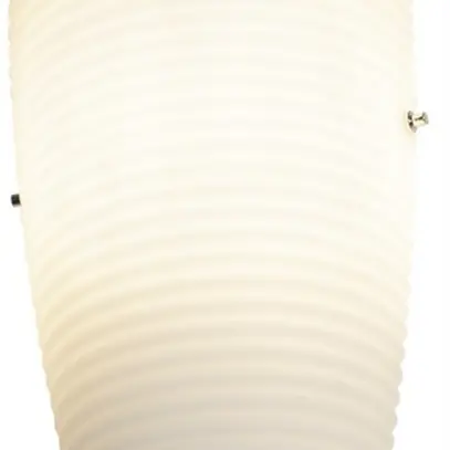 Lampada a muro SLV PURISA E27 40W 310×185×100mm bianco/vetro 